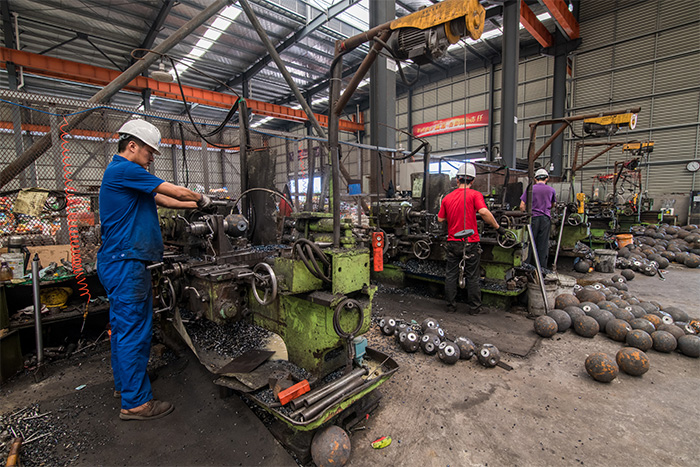 云南网架配件车间